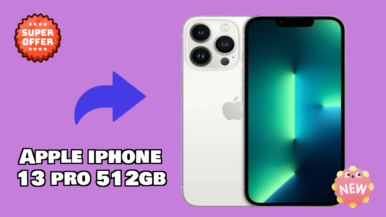 Apple IPhone 13 Pro 512GB 2026: Camera 12 MP + 12 MP + 12 MP Rear Camera And LongLife Bettry