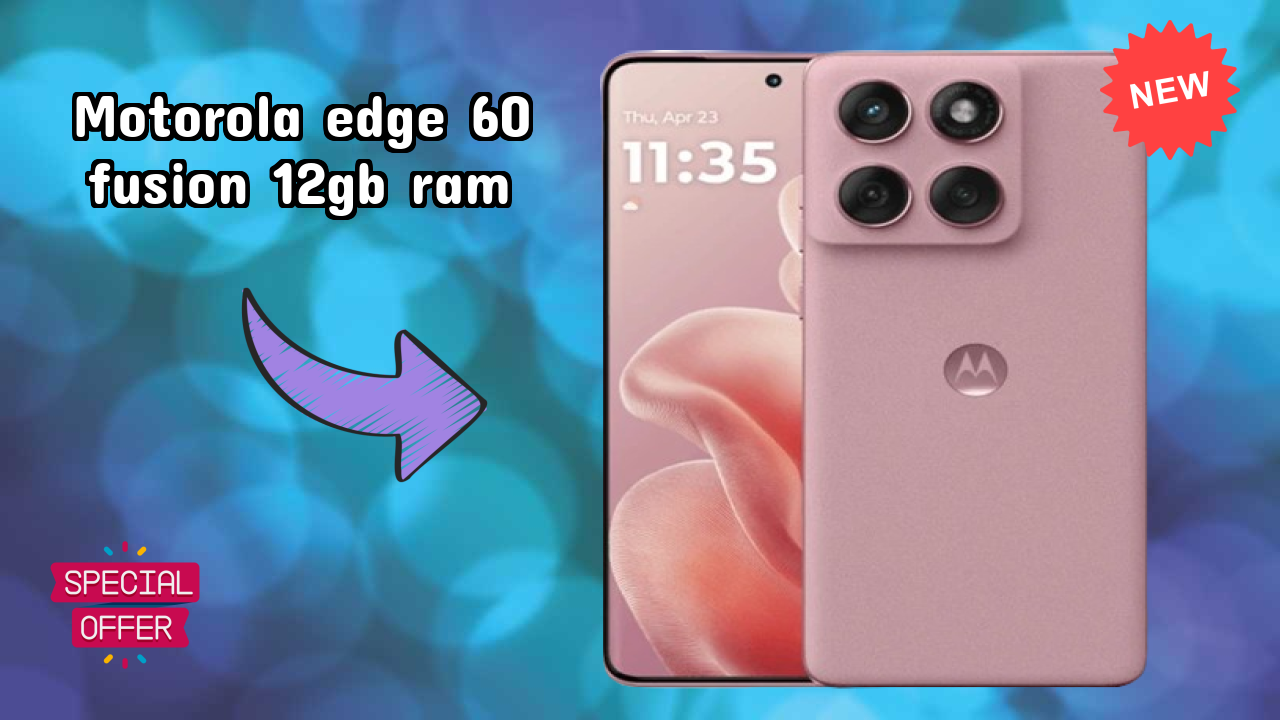 Motorola Edge 60 Fusion 12GB RAM Gaming Performance with MediaTek Dimensity 7400 Processor