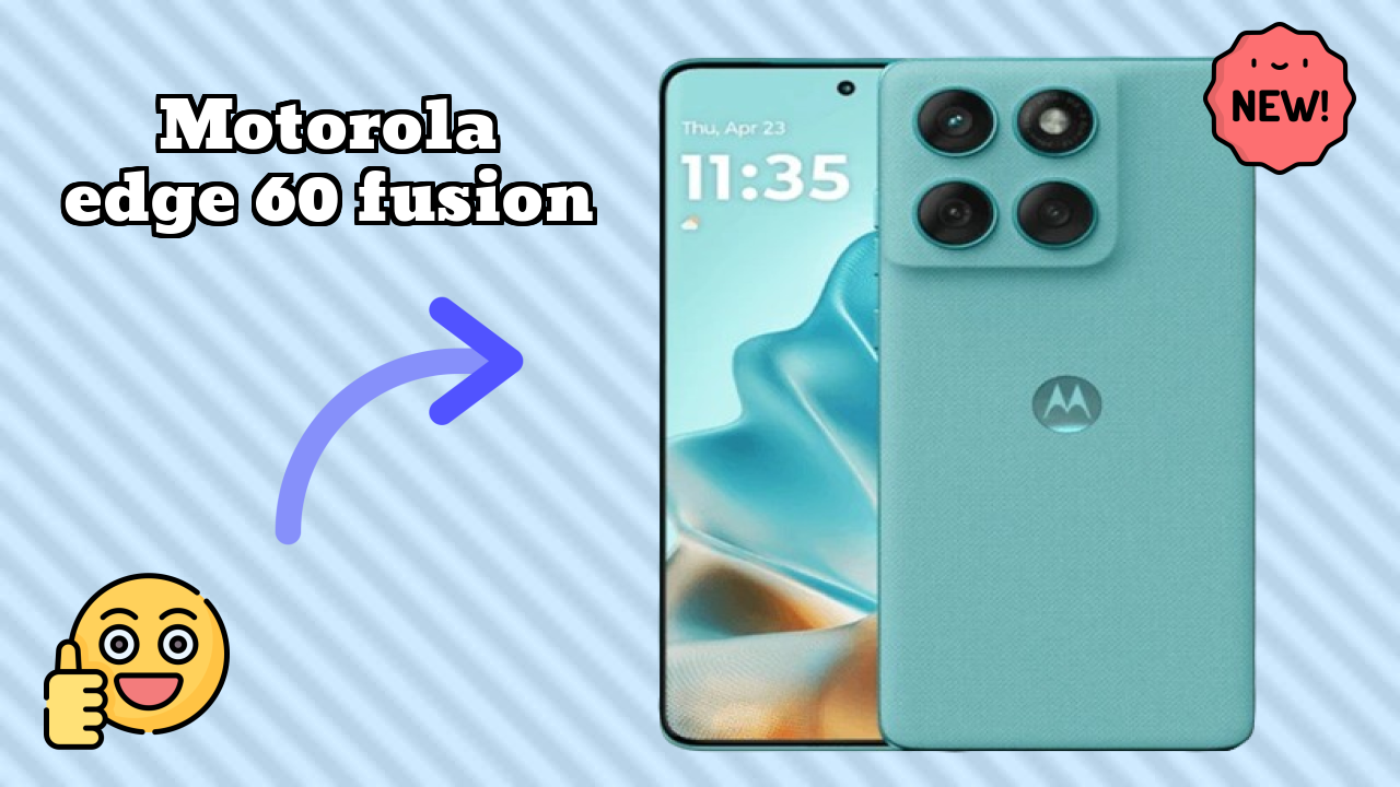Motorola Fans Alert: Motorola Edge 60 Fusion Massive Price Drop to ₹20,800