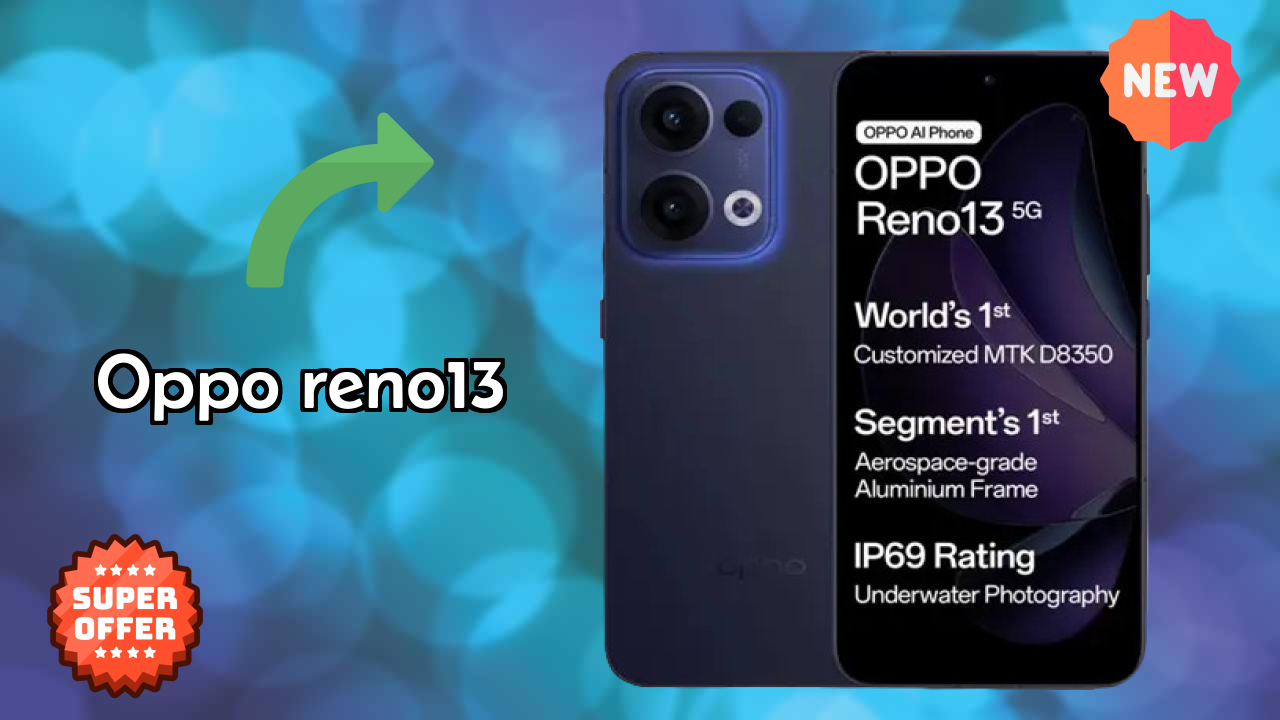 OPPO Reno13 Display Size: 6.59 Inches (16.74 Cm) Screen Quality