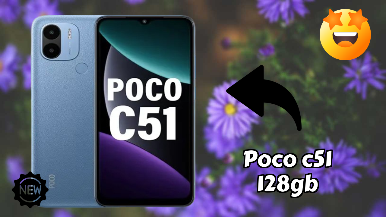POCO C51 128GB RAM Performance: 6 GB RAM Multitasking