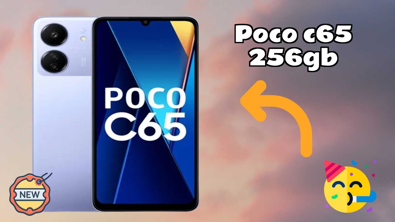 POCO C65 256GB 2026: Camera 50 MP + 2 MP Rear Camera And LongLife Bettry