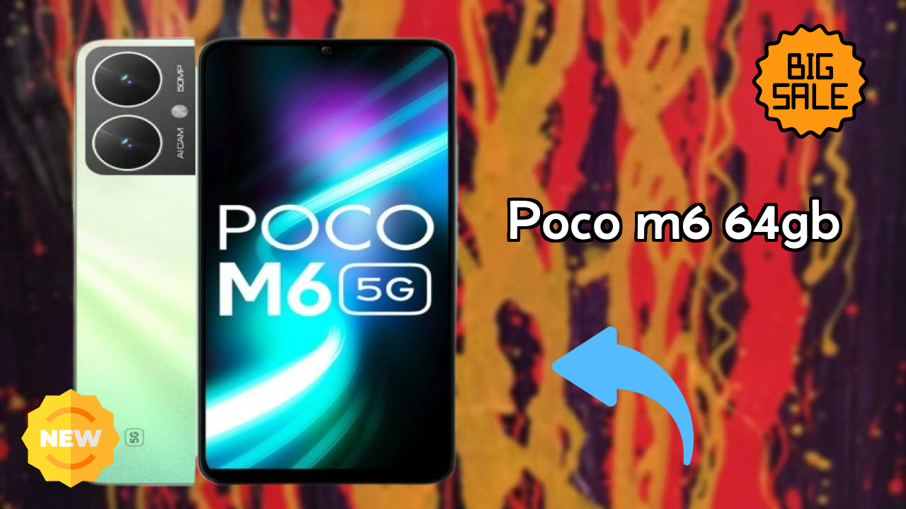 POCO M6 64GB Camera Quality: 50 MP + 0.08 MP Rear Camera Low Light