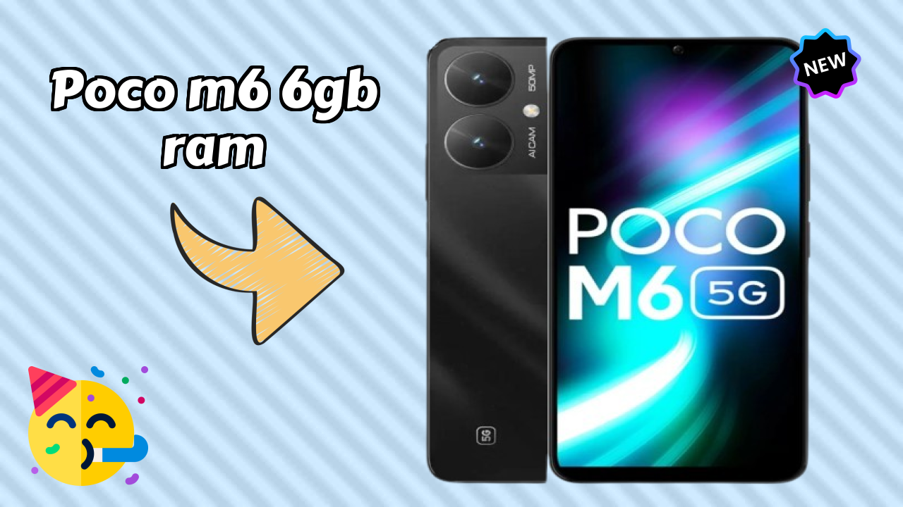 POCO M6 6GB RAM Review: 6 GB RAM Gaming Analysis