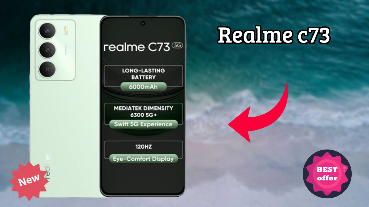 Realme C73 at ₹9,599 - Complete Specifications