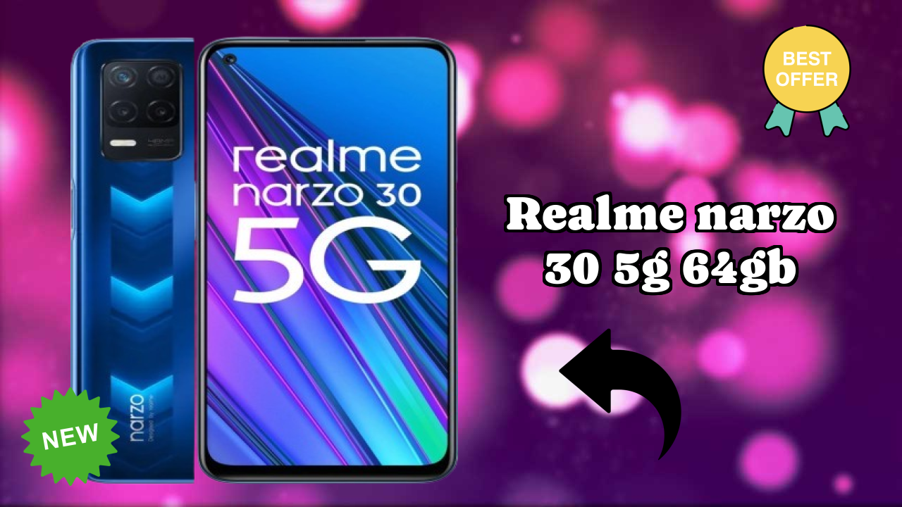 Realme Realme Narzo 30 5G 64GB - Price Dropped to ₹9,999 Today!