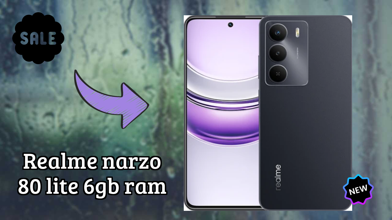Realme Narzo 80 Lite 6GB RAM at ₹10,749 - Complete Specifications
