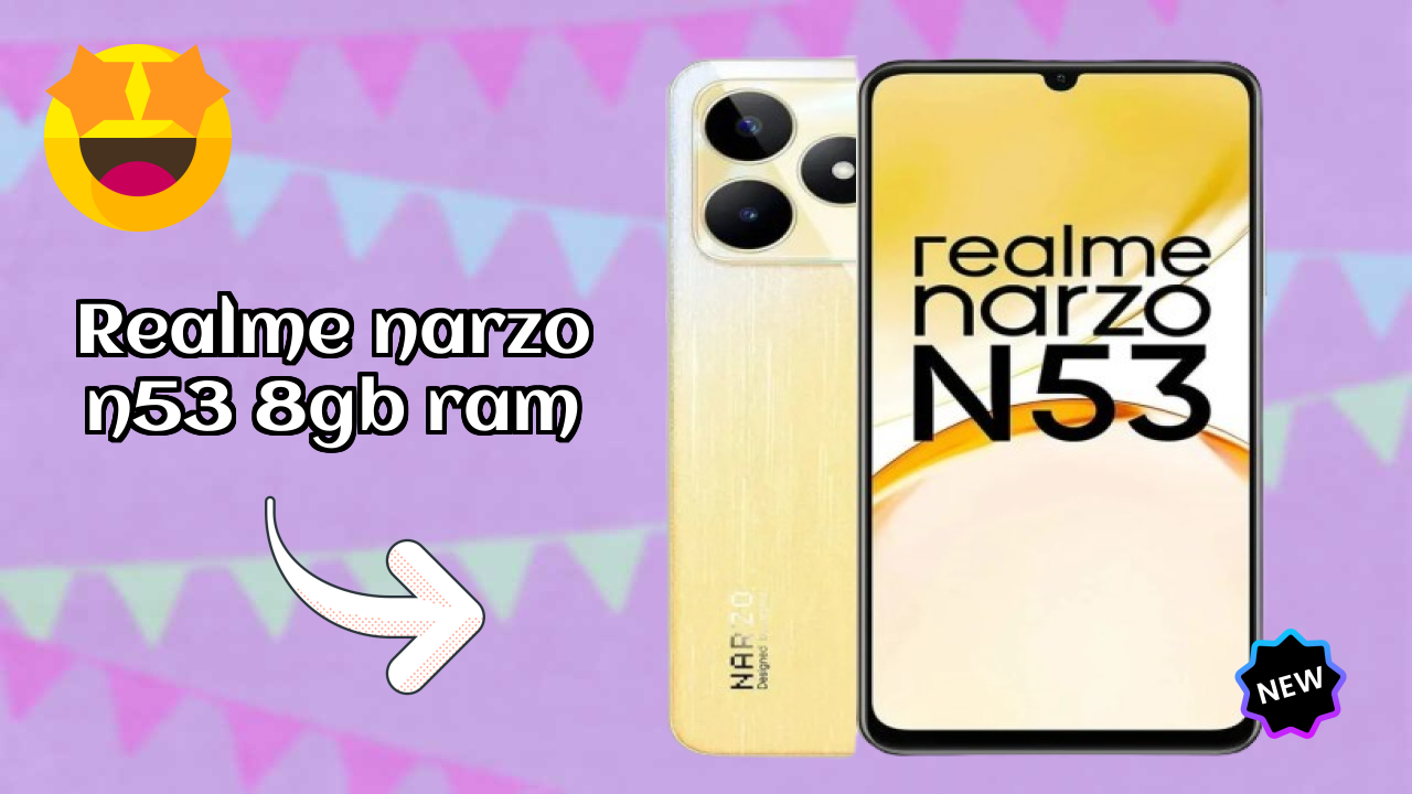 Realme Narzo N53 8GB RAM Display Analysis: IPS LCD Quality
