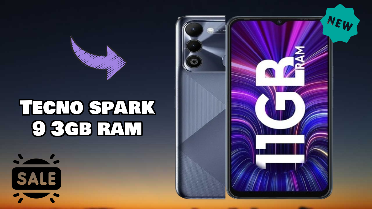 Tecno Spark 9 3GB RAM Price Drop: Now Available at ₹7,199